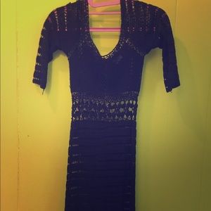 ABS Allen Schwartz Crochet Dress